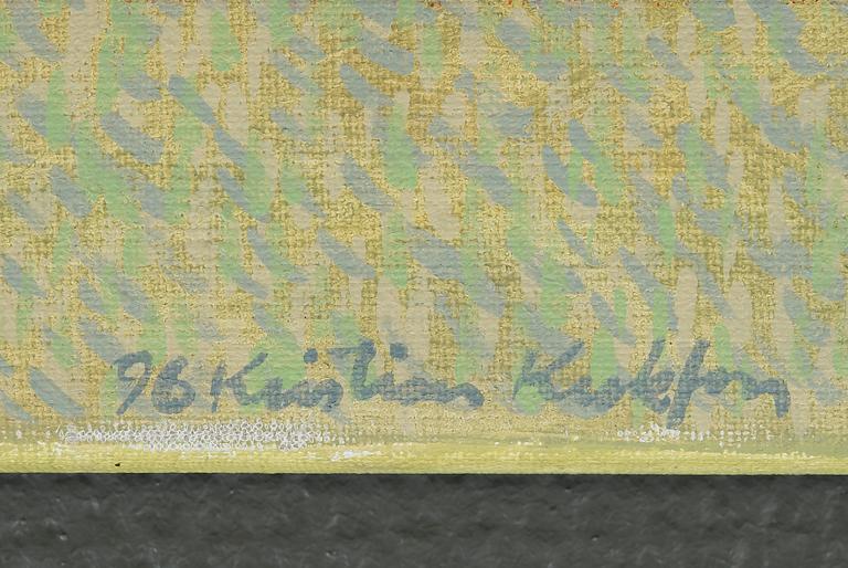 KRISTIAN KROKFORS, öljy kankaalle, signeerattu ja päivätty -96.