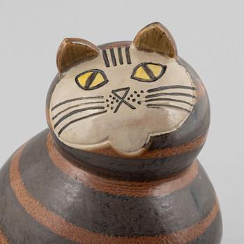 Lisa Larson, skulptur, "Maxikatt", stengods, Gustavsberg, ur serien "Stora Zoo".