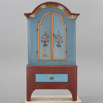 SKÅP, rokoko, allmoge, Jämtland, 1812.