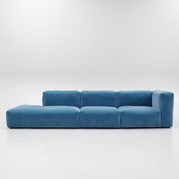 Modular a three-piece 'Mags Soft' modular sofa, HAY, Denmark.