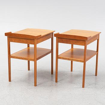 Carl Malmsten, sängbord, ett par, "Birgitta", Åfors Möbelfabrik, 1900-talets andra hälft.