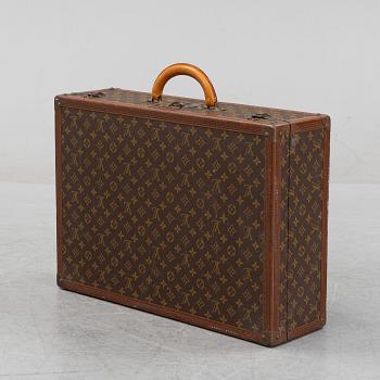 Louis Vuitton, a monogram canvas suitcase, 1970's.