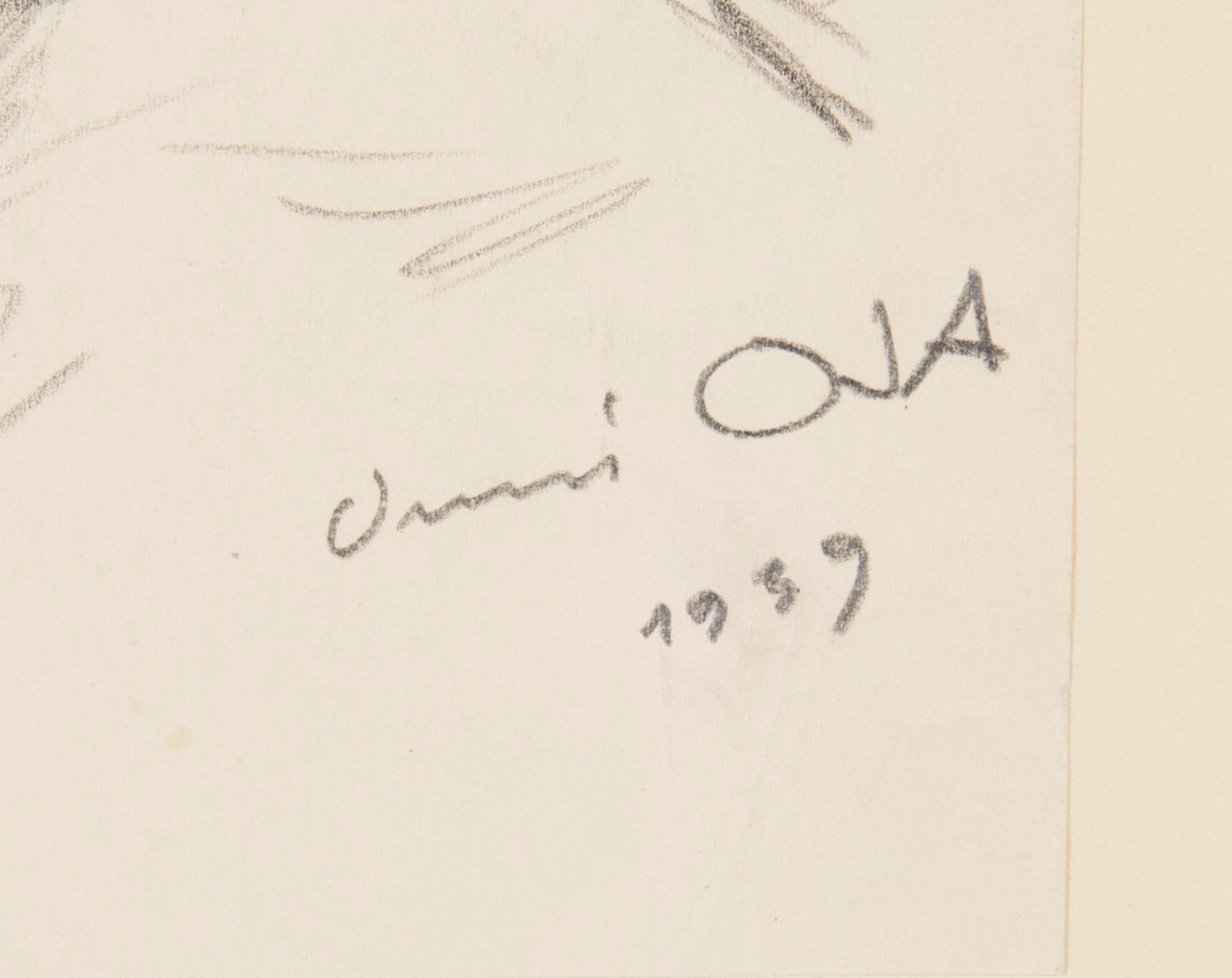 Konstnärsmapp med arbeten av olika finska konstnärer, 1944.