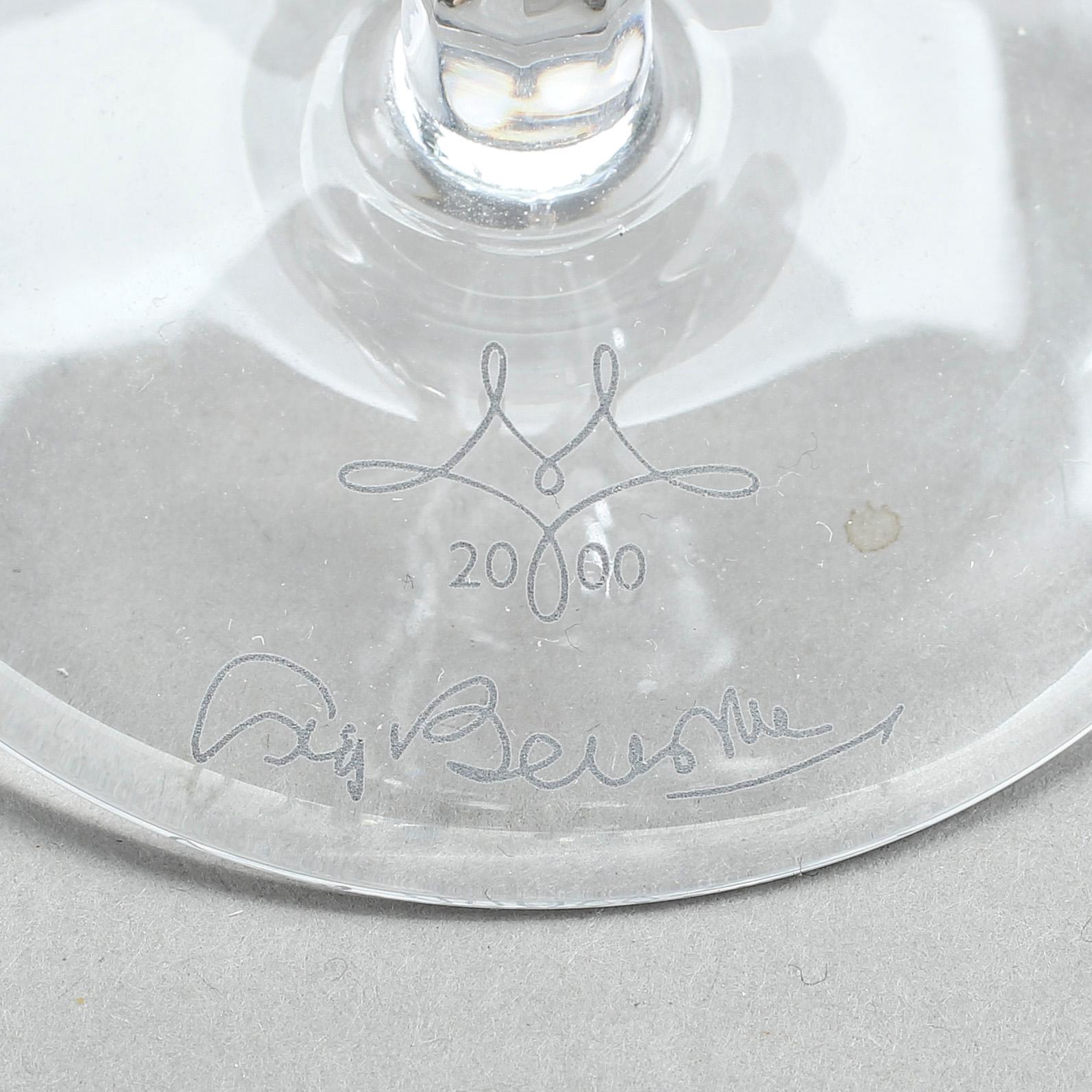GLASSERVIS, 24 delar, "Marianne Millenium", Sigvard Bernadotte, 2000.