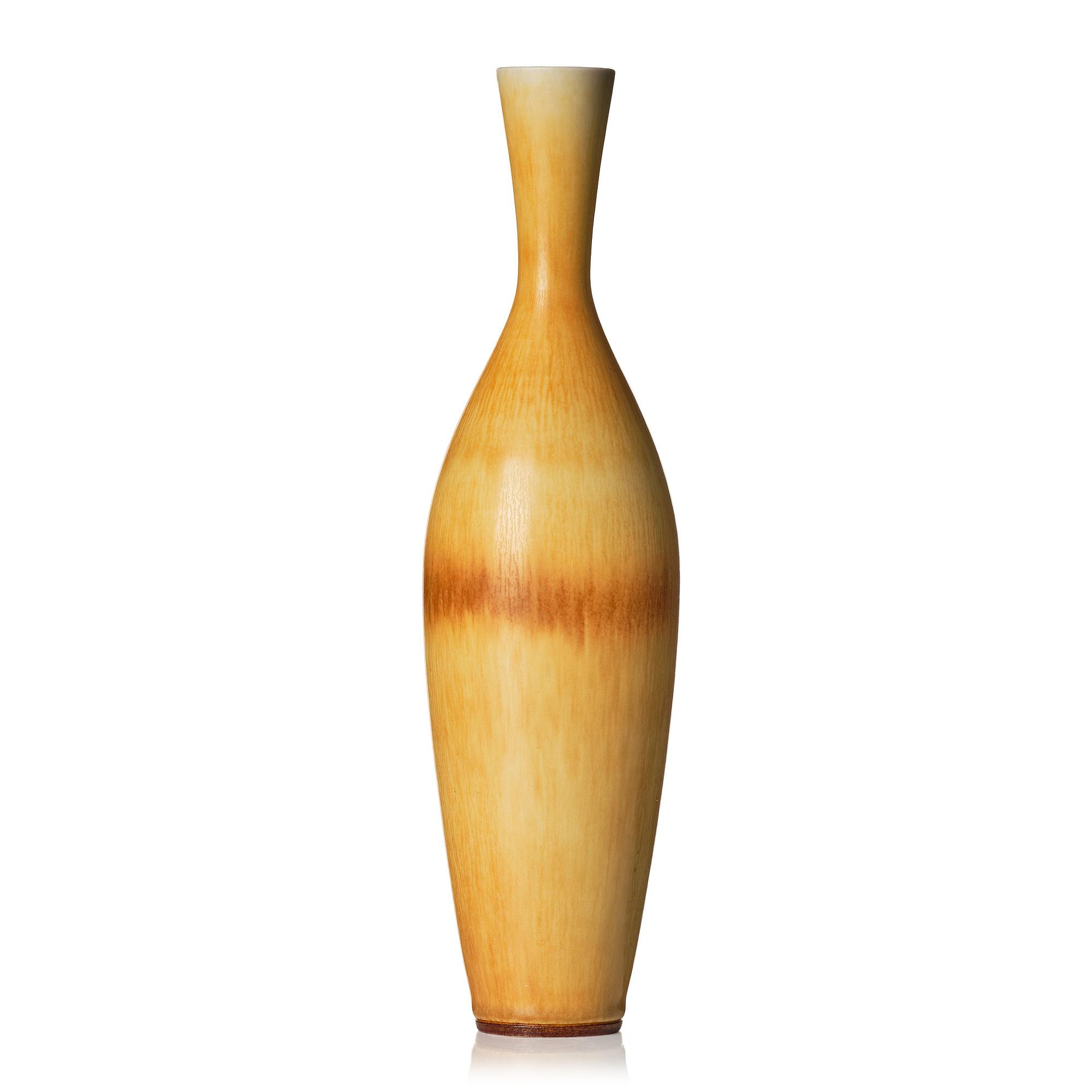 Berndt Friberg, a stoneware vase, Gustavsberg studio, Sweden 1961.