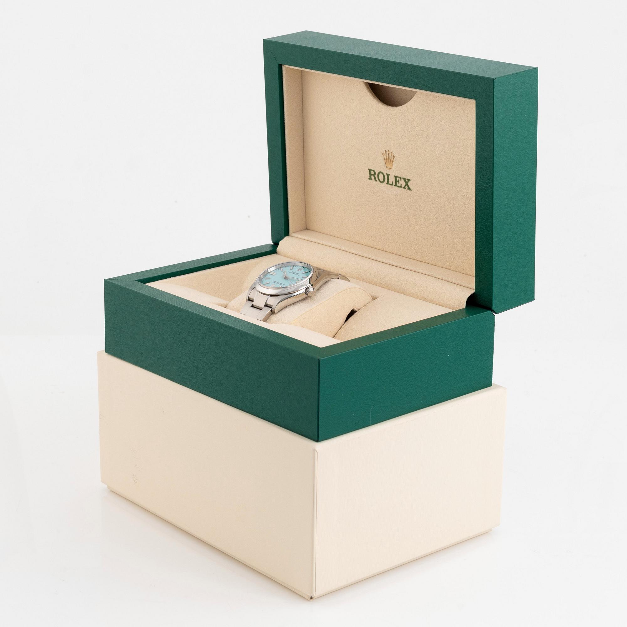 Rolex, Oyster Perpetual 36, "Tiffany Dial", ca 2022.