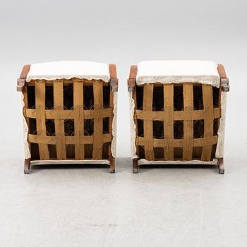 A pair of armchairs, first half of the 20th century.