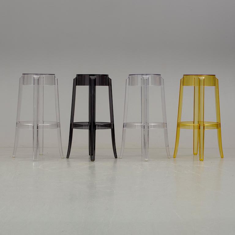 BARPALLAR, 4 st, "Charles Ghost", Philippe Starck, Kartell.