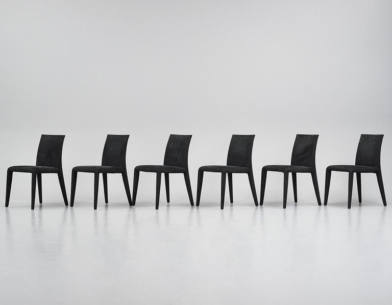 Mario Bellini, "Vol au vent", 6 chairs, Maxalto, B&B Italia, post 2001.