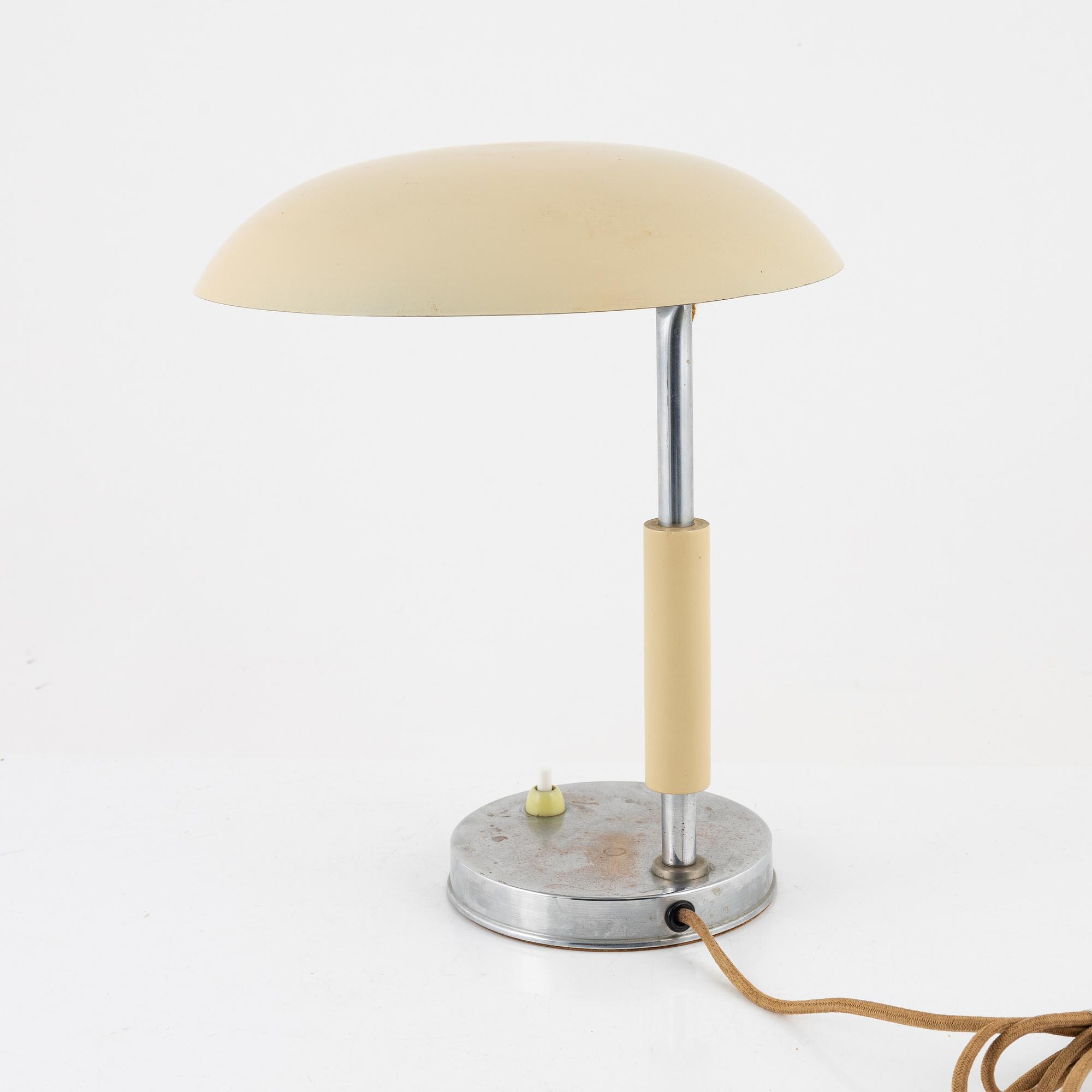 Bordslampa, funkis, 1930/40-tal.