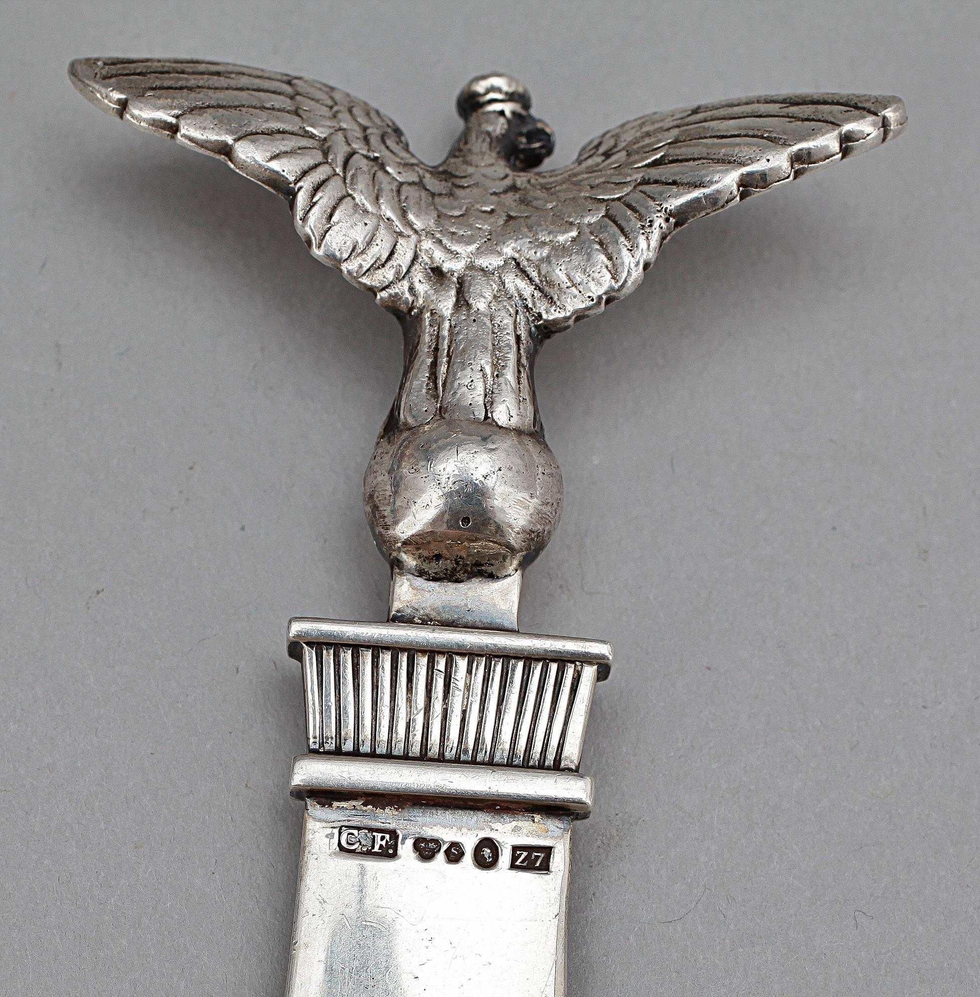 SKRIVSTÄLL, kunglig gåva, 3 delar, silver, Erik Fleming, Borgila 1926, B.H. Edlund, Stockholm, 1922.