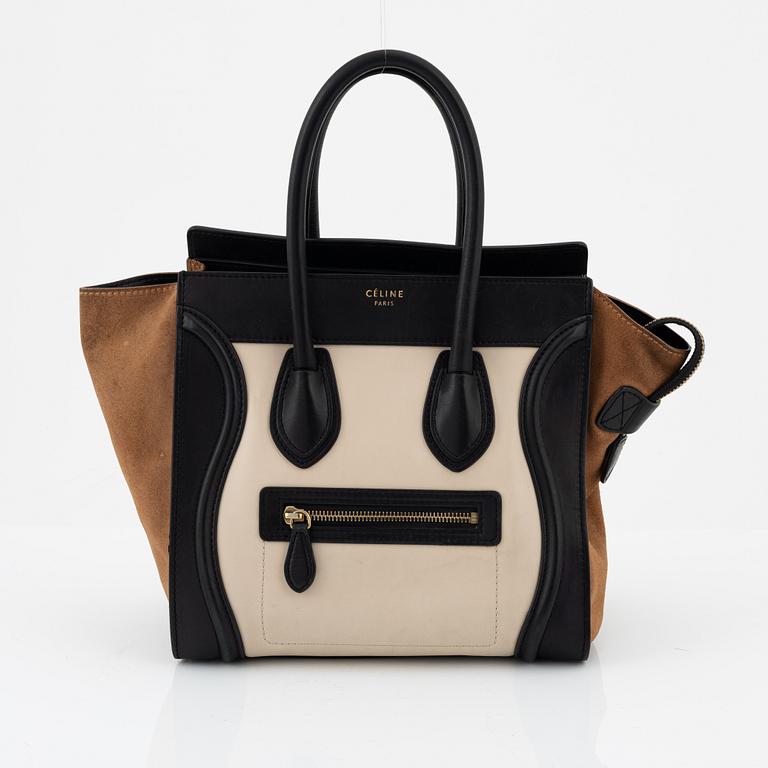 Céline, a leather 'Luggage' handbag.