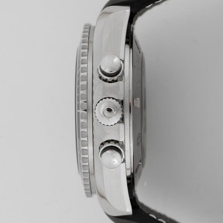 Omega - Seamaster Planet Ocean. Kronograf Stål/gummiband. 45.5mm. 2011.