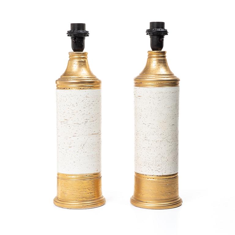 Table lamps, a pair, Bergboms, second half of the 20th century.