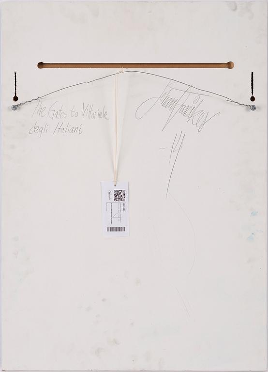 Johan Furåker, oil on mdf signed 2014 on verso.