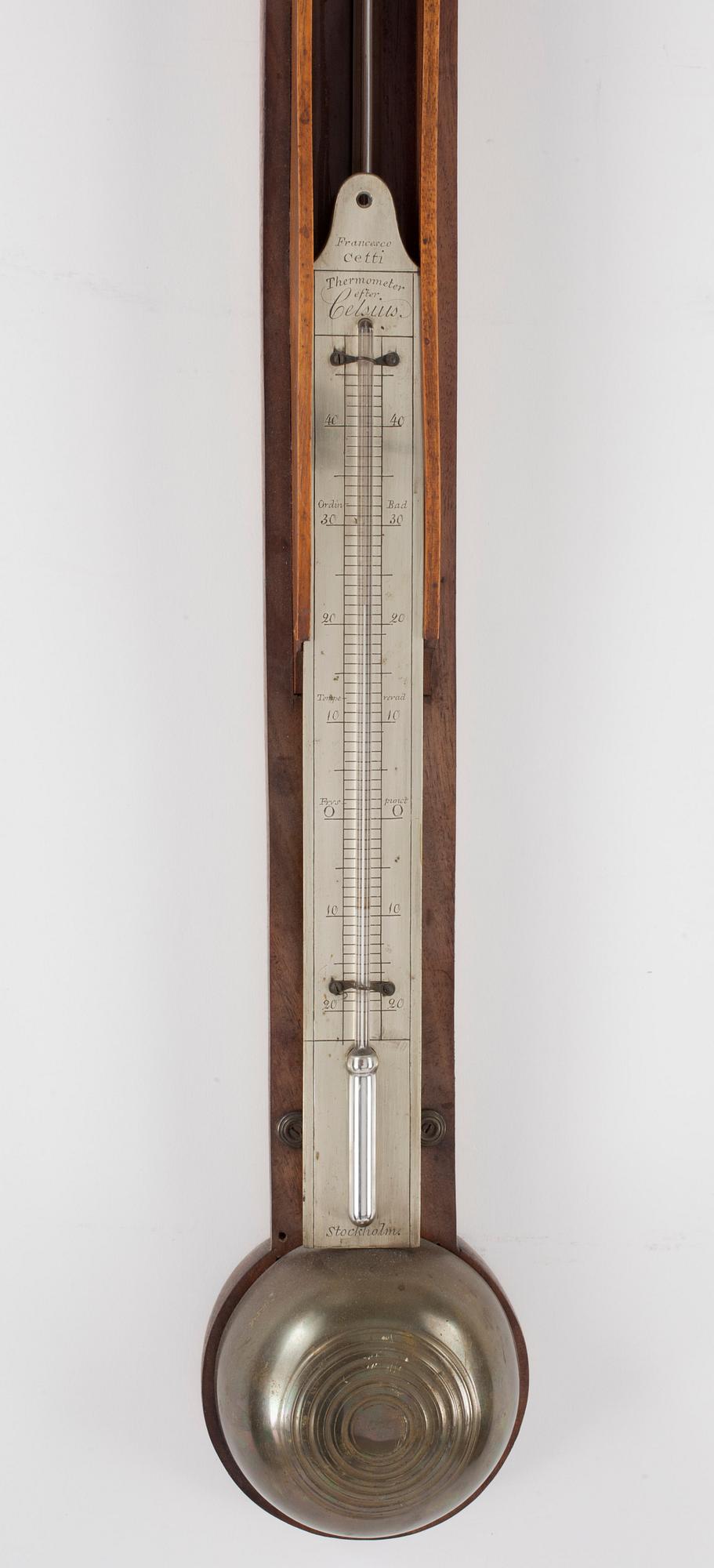 BAROMETER, Francesco Cetti, Stockholm, 1800-tal.