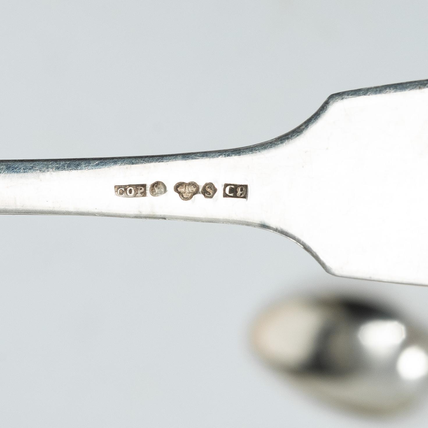 Cutlery set, 44 pieces, silver, “Tornedal”, including mark of CO Persson, Haparanda, 1953.