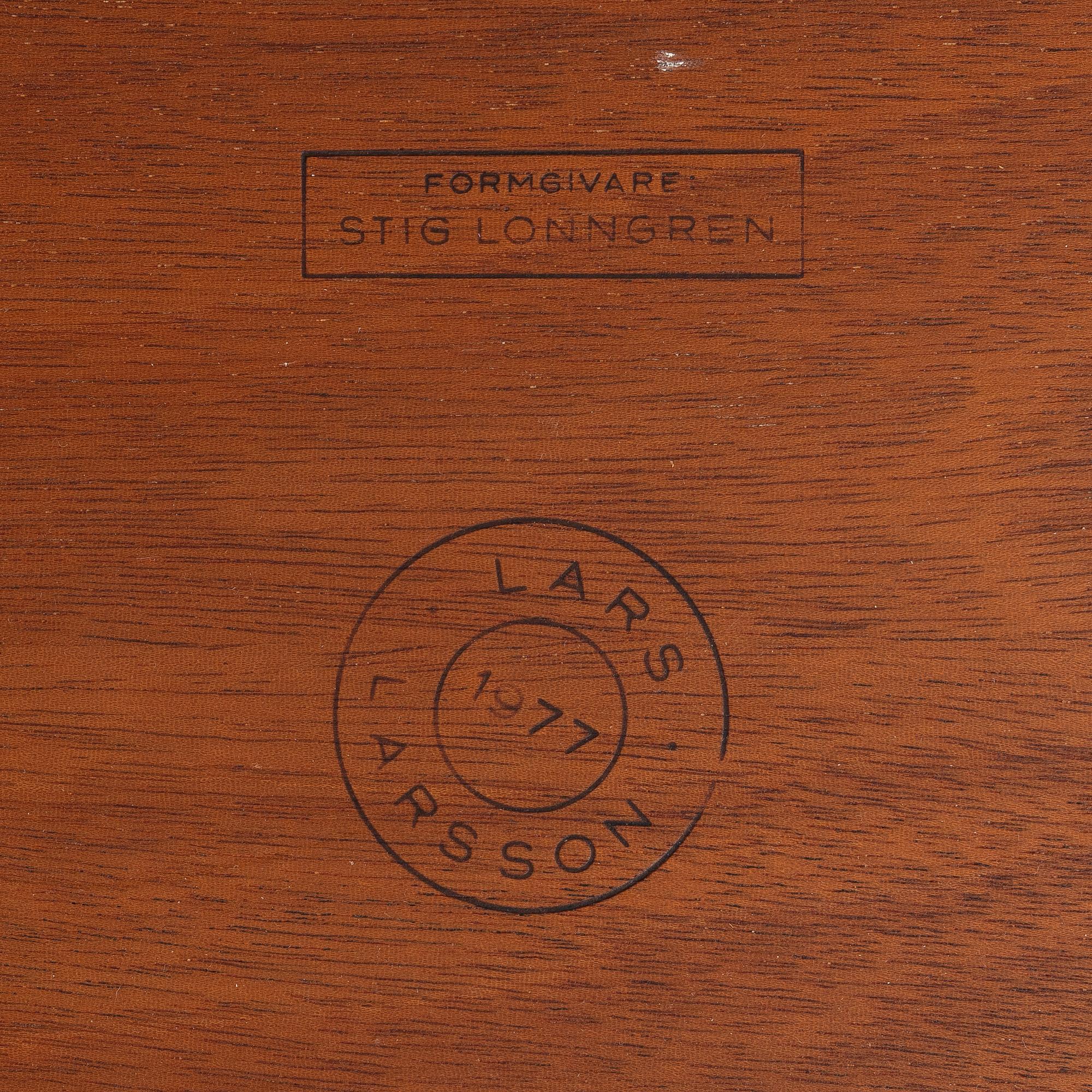 Stig Lönngren, a coffee table, cabinetmaker Lars Larsson, HI-group, Stockholm, 1977.