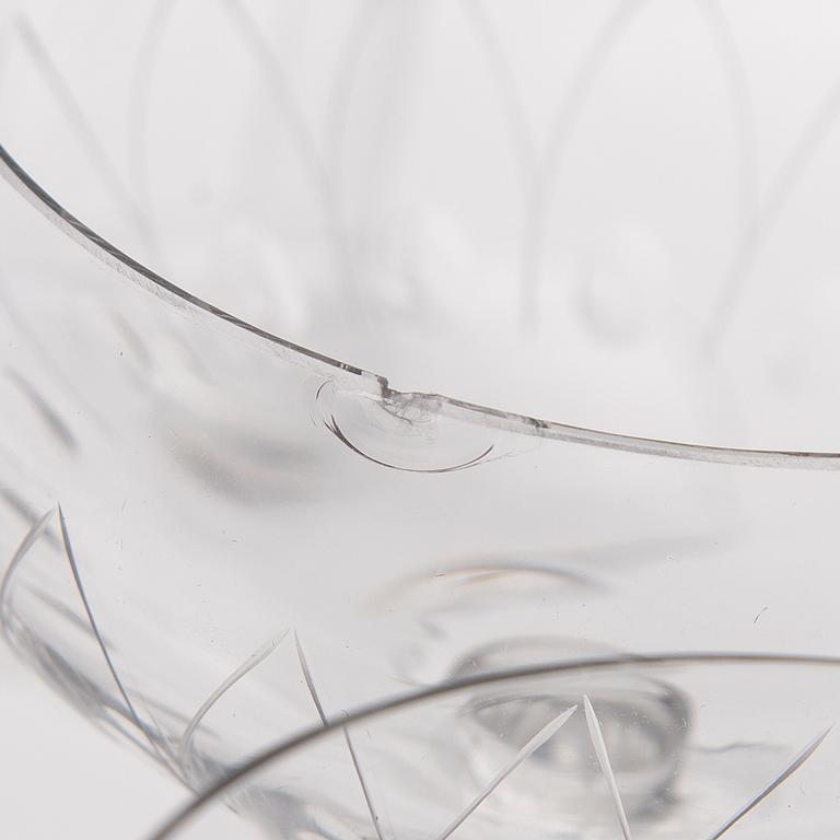 A set of 27 footed 'Kilta' liqueur glasses for Karhula - Iittala. Designed in 1947. In production 1947-1966.