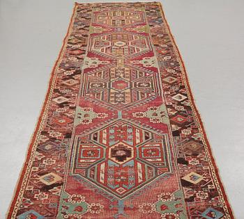 Matto, a runner, an antique Central Anatolian, probably Kirshehir, ca 425 x 101-107 cm.