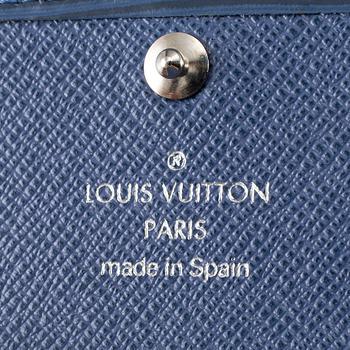 LOUIS VUITTON, a wallet and a key holder.