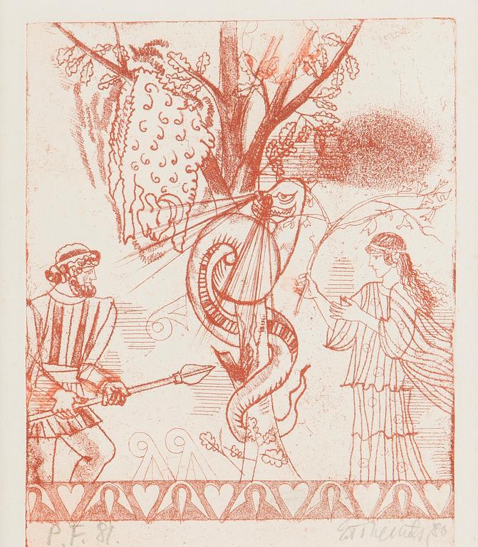 Evi Tihemets, Mythological motif.