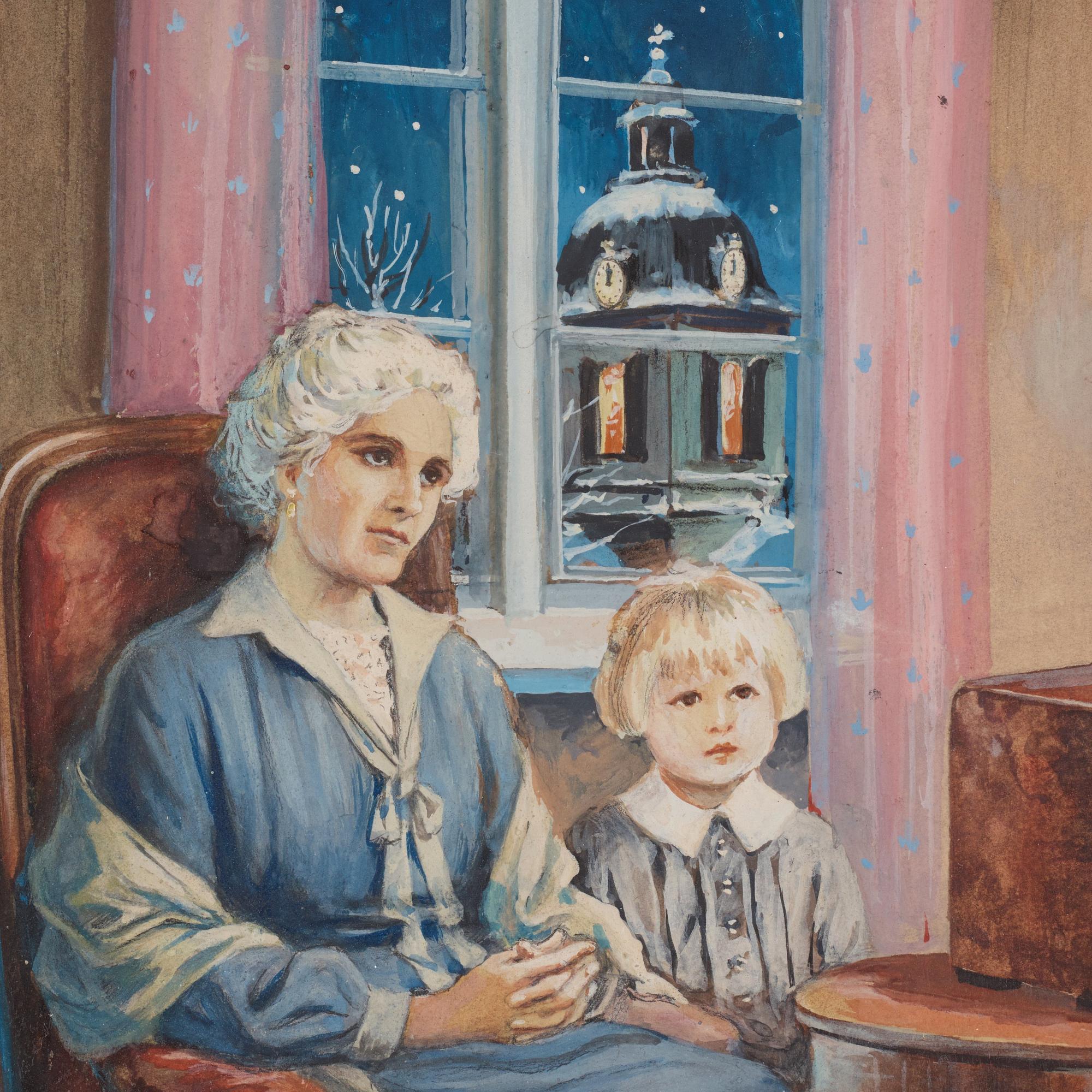 Jenny Nyström, Evening in front of the radio.