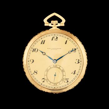 1242. Dress watch, 18k gold, Paul Ditisheim, Solvil, 1930. total weight 62.8 g. 47mm.