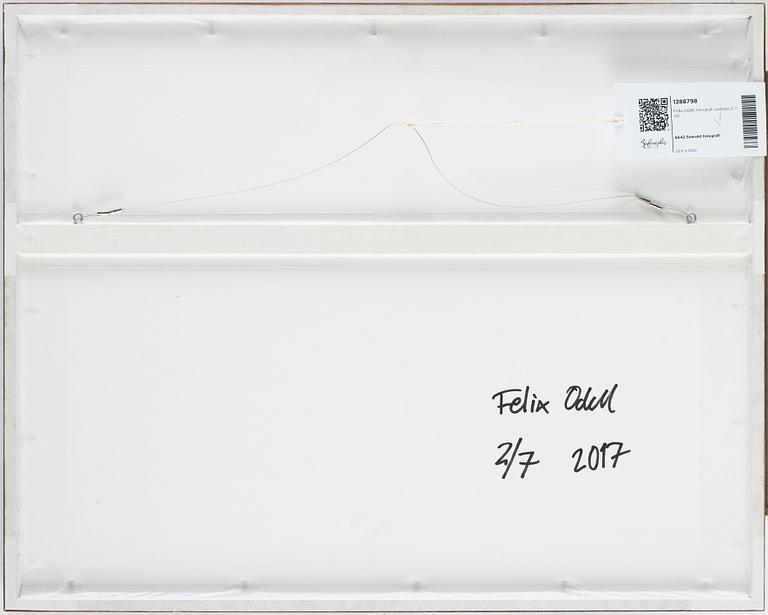 Felix Odell, photograph signed and numbered 2/7 on verso.