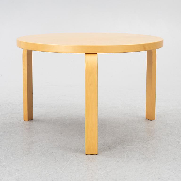 Alvar Aalto, a small table, ARtek, Finland, 1990.