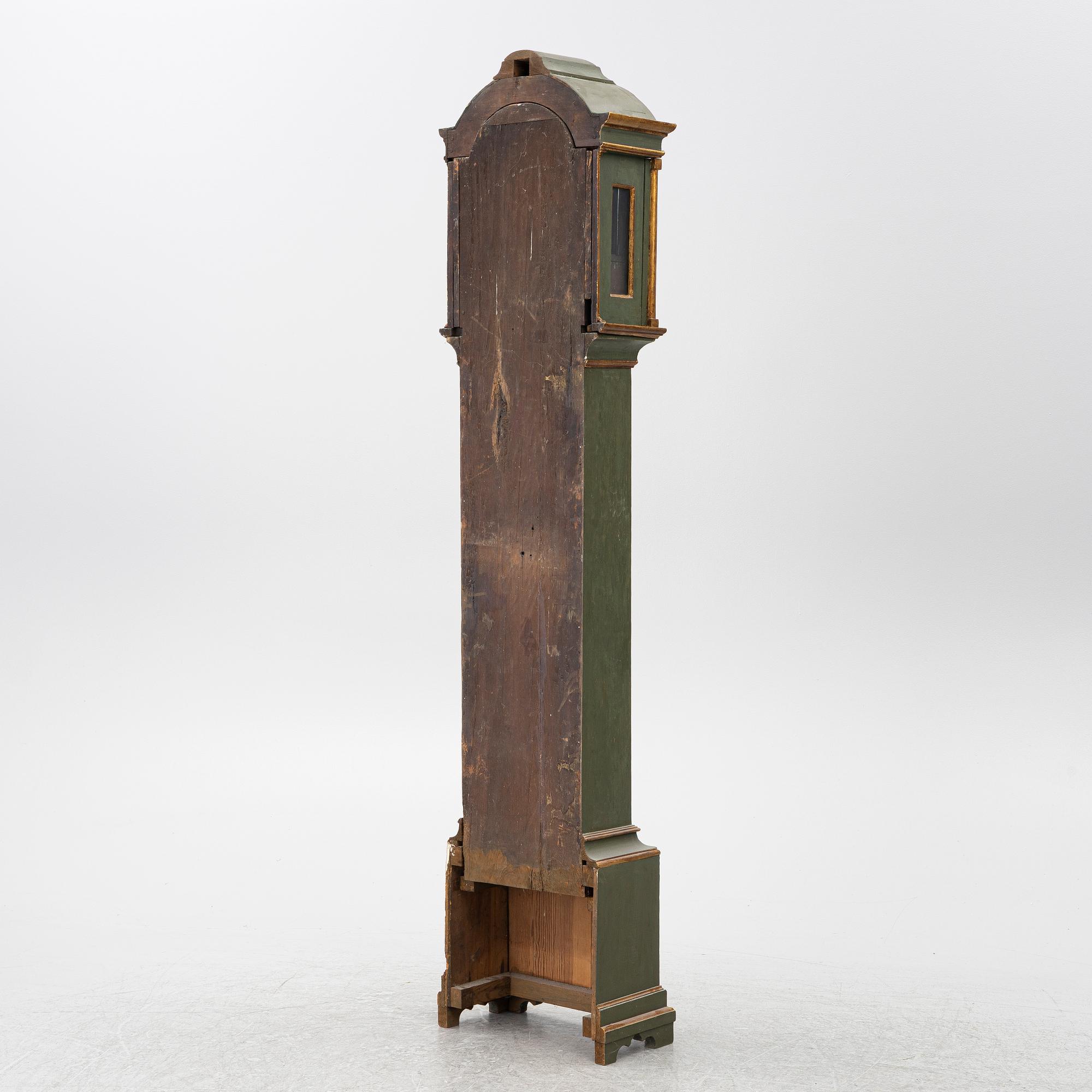 A longcase clock by W. Barrow (watchmaker in London 1700-36).