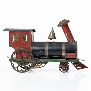 Locomotive, known as a Floortrain, USA, latter half of the 19th century.