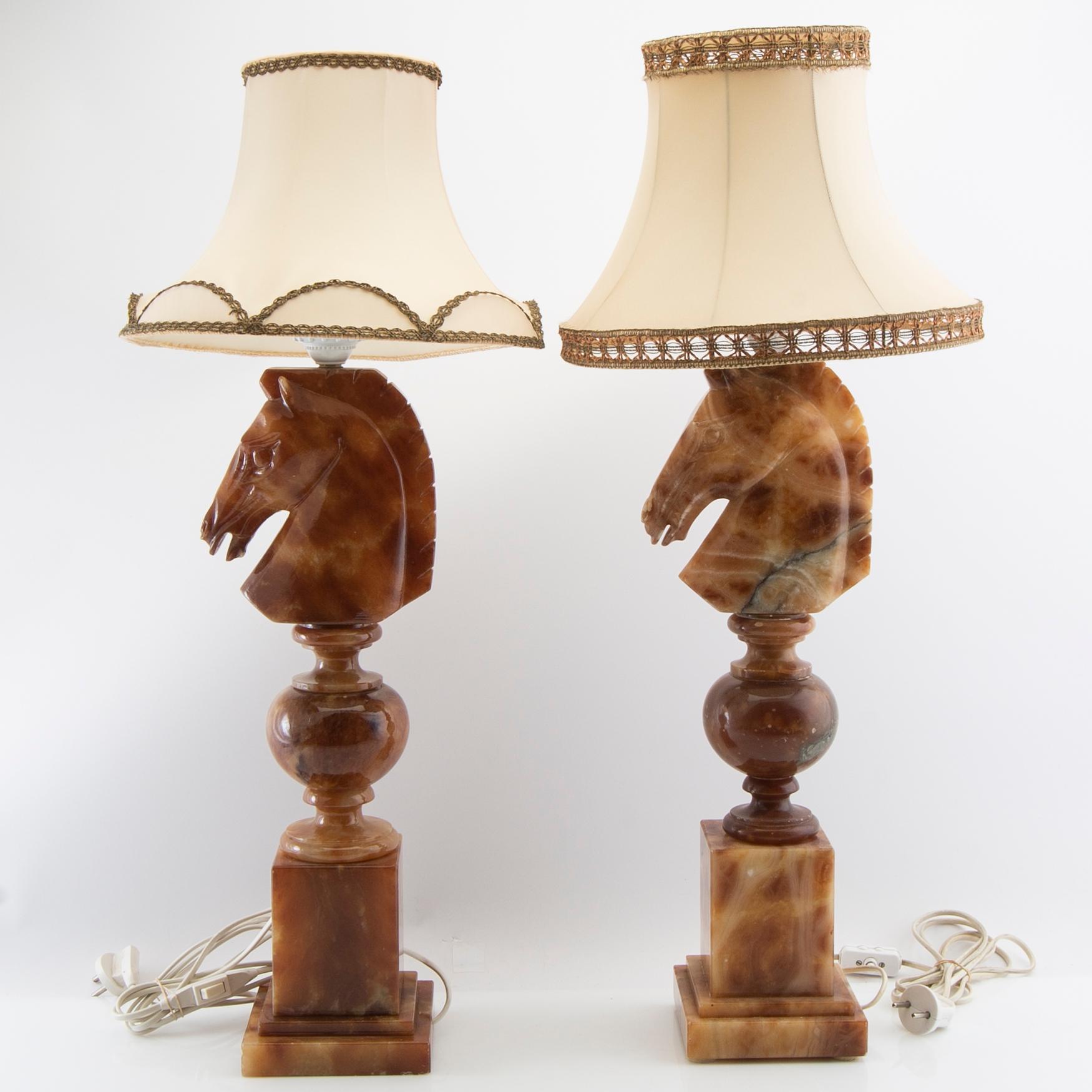 Table lamps 1 pair, later part of the 20th century.