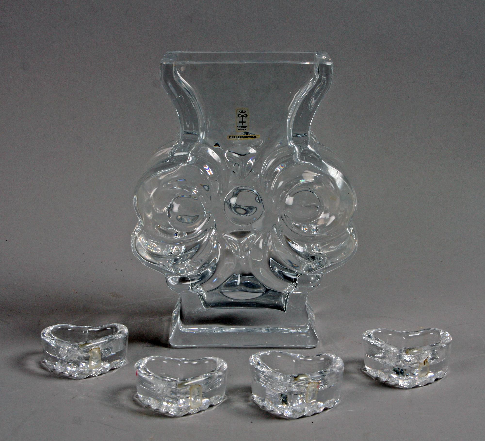 PARTI GLAS, 5 delar, Skruf.