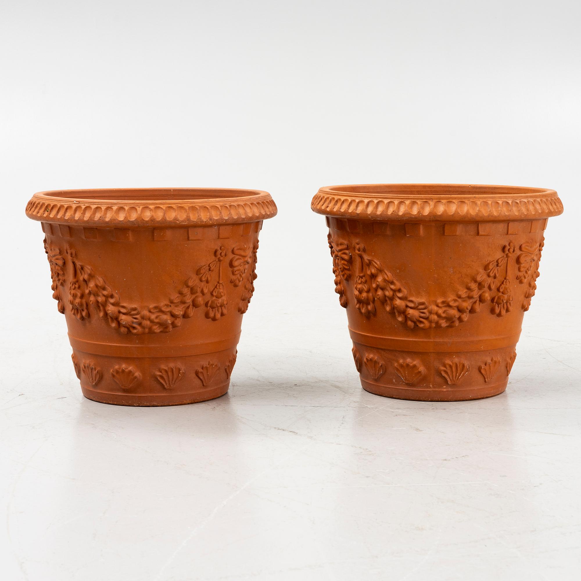 Ytterfoder, ett par, Bitossi, Italien, 1900-talets andra hälft.