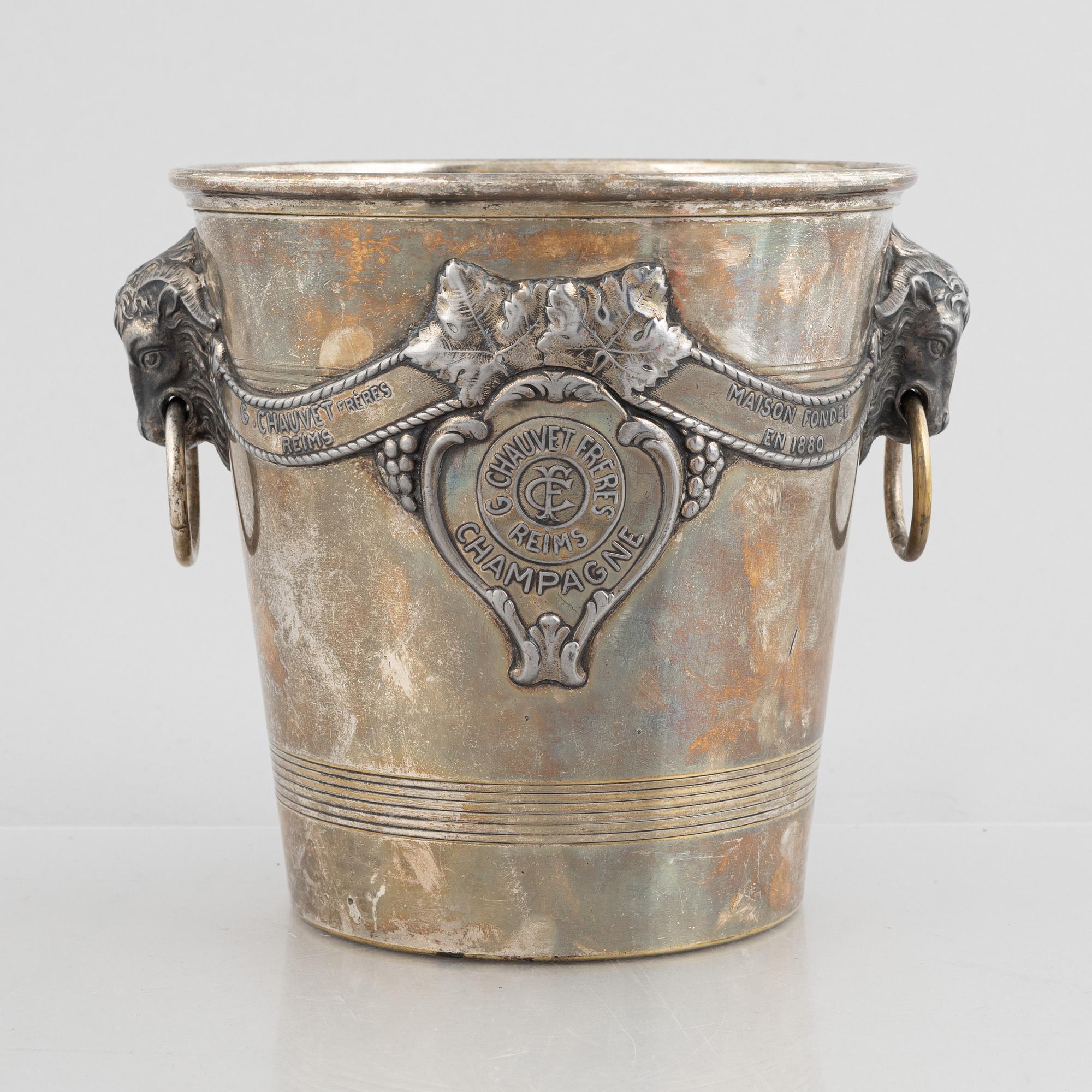 Champagnekylare, Argit, Frankrike 1910-tal.