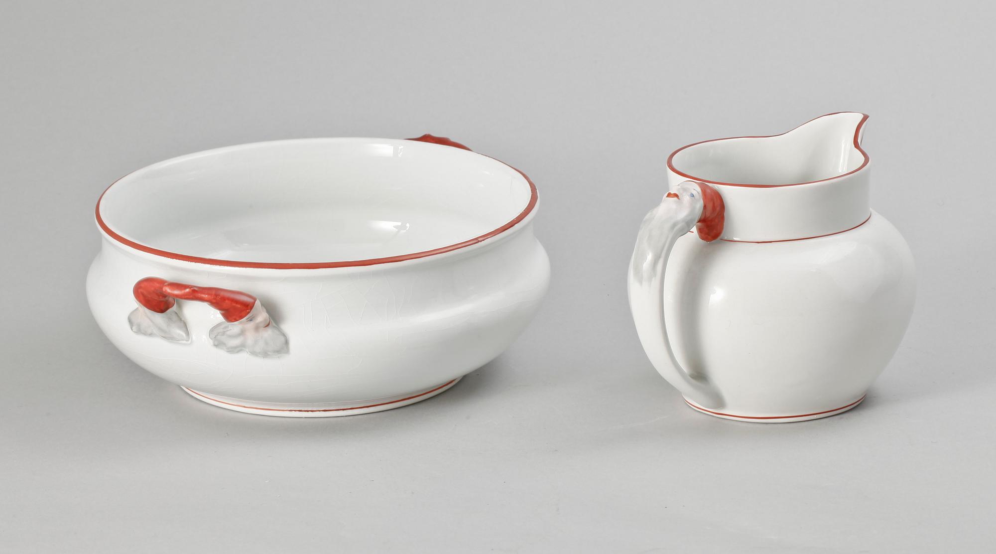 PARTI PORSLIN, 2 delar. Rörstrand. 1900-tal.