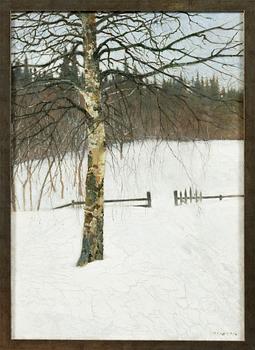 August Hagborg, Winter landscape.