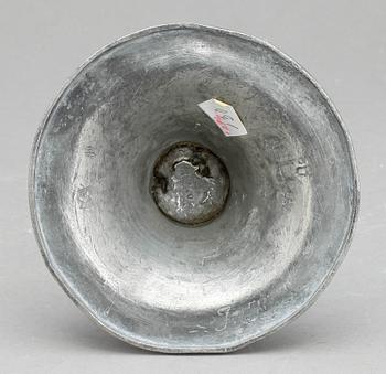 LJUSSTAKE, tenn, Carl Gustaf Malmborg, Stockholm, 1786.