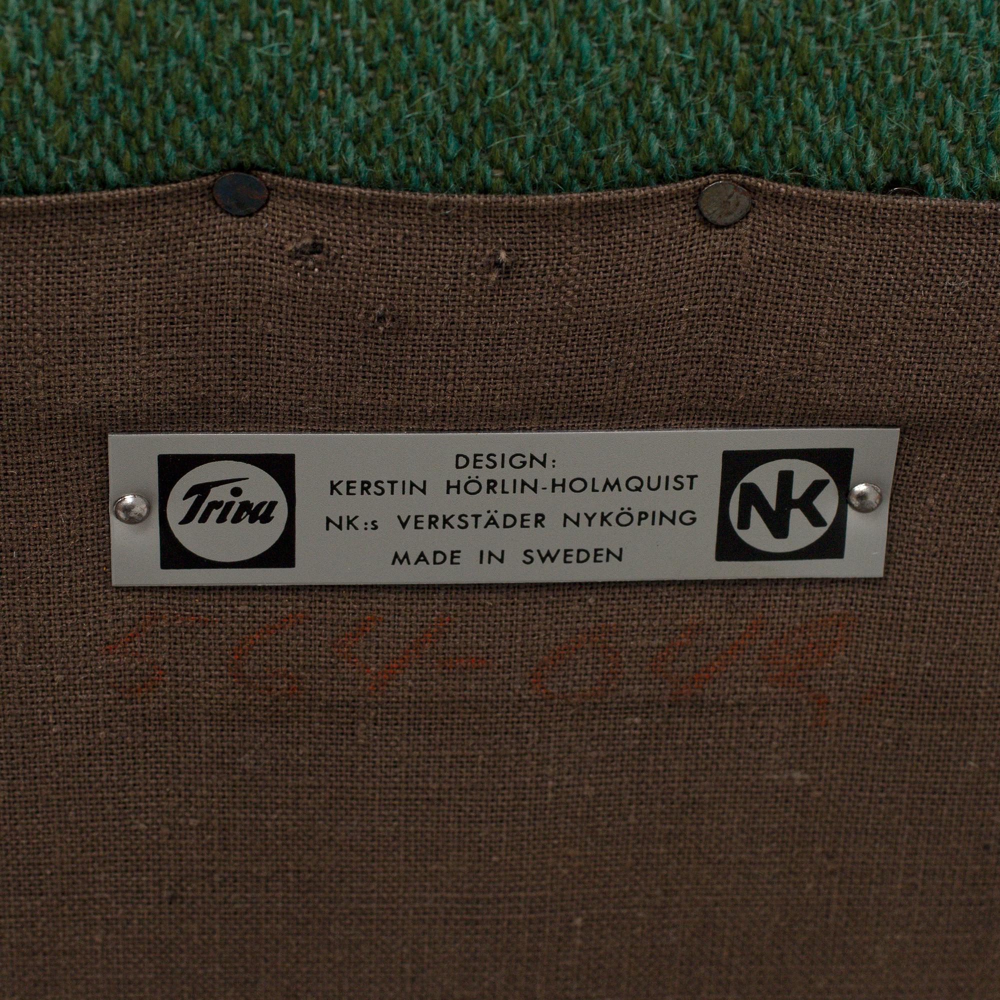 KERSTIN HÖRLIN-HOLMQUIST, fåtöljer, "Lilla Adam" ur serien "Paradiset", Nordiska Kompaniet.