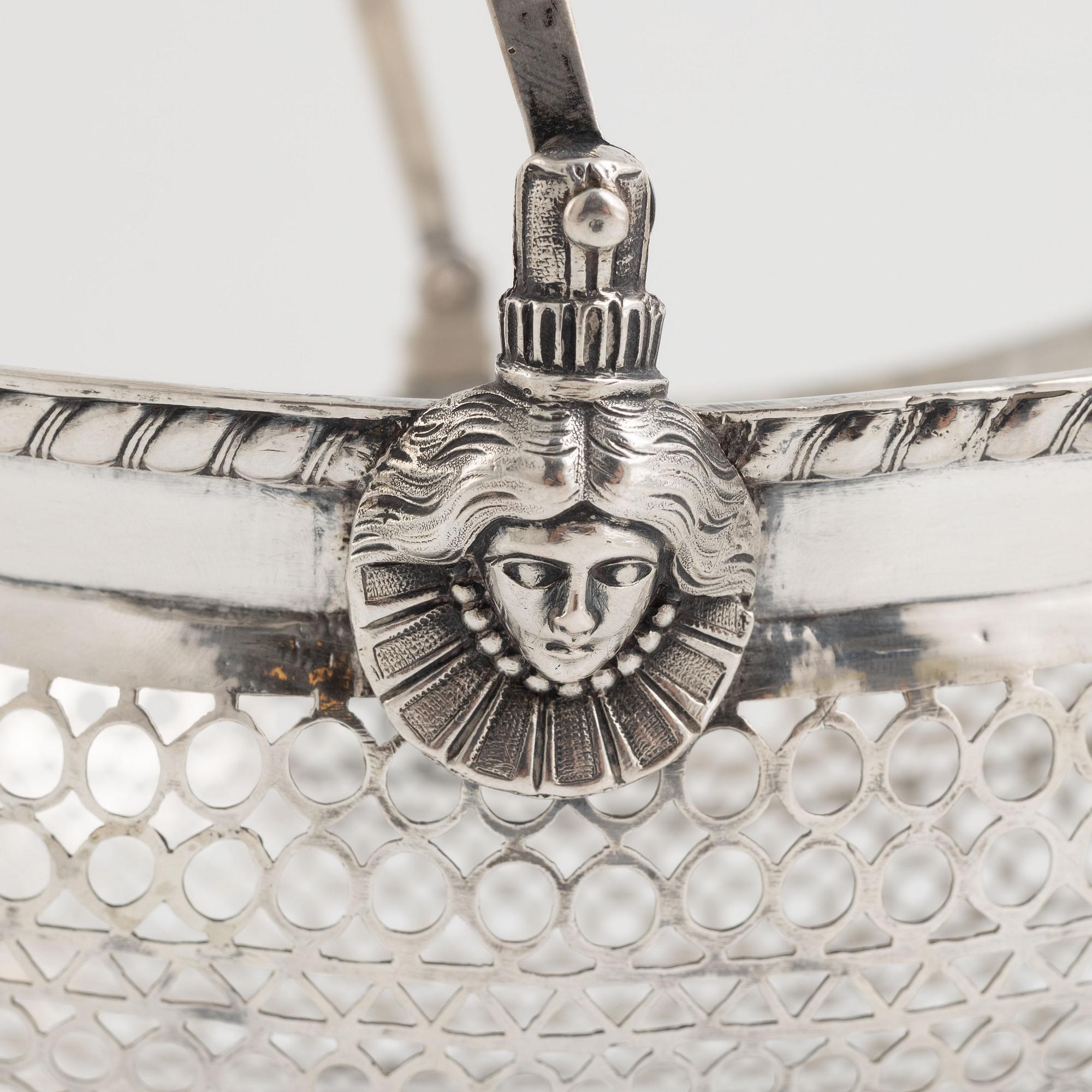 Korg, silver, St. Petersburg, tidigt 1800-tal.