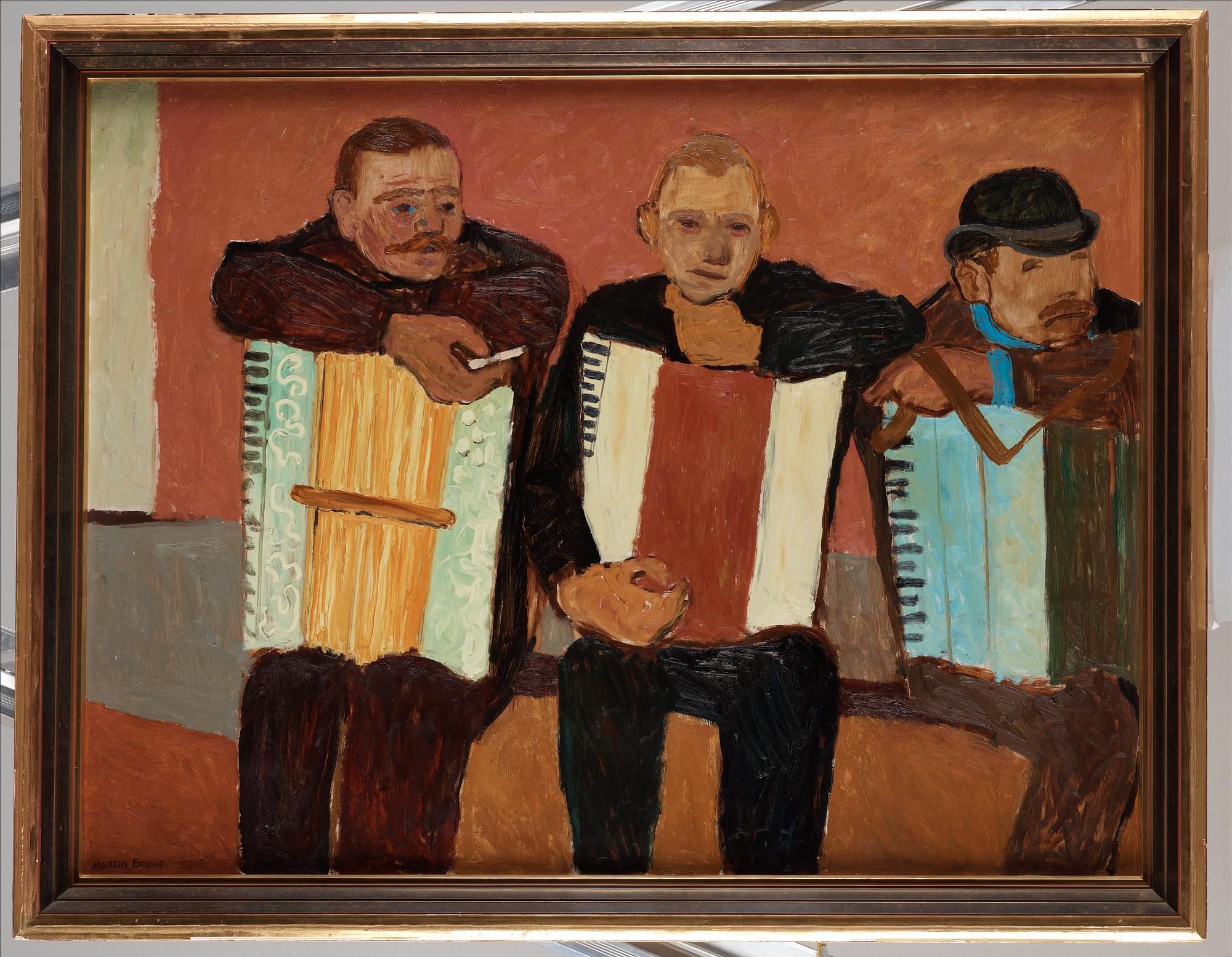 Martin Emond, "Dragspelare" (The accordionist).