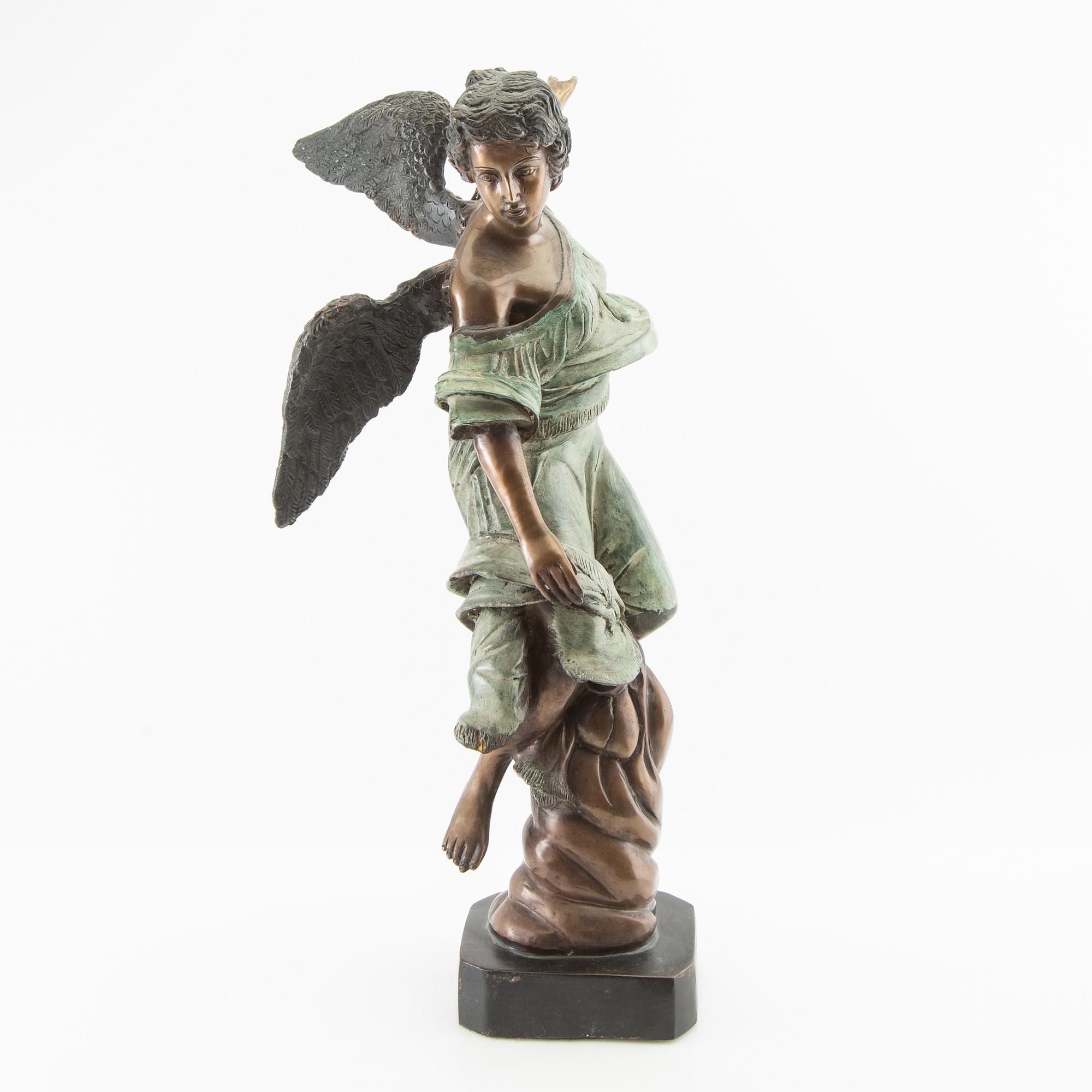 Dekorativ skulptur Ängel 1900-tal.