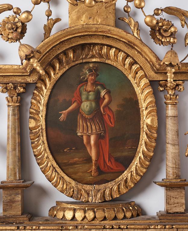 Speglar, ett par, Norditalien, omkring år 1800, Louis XVI.