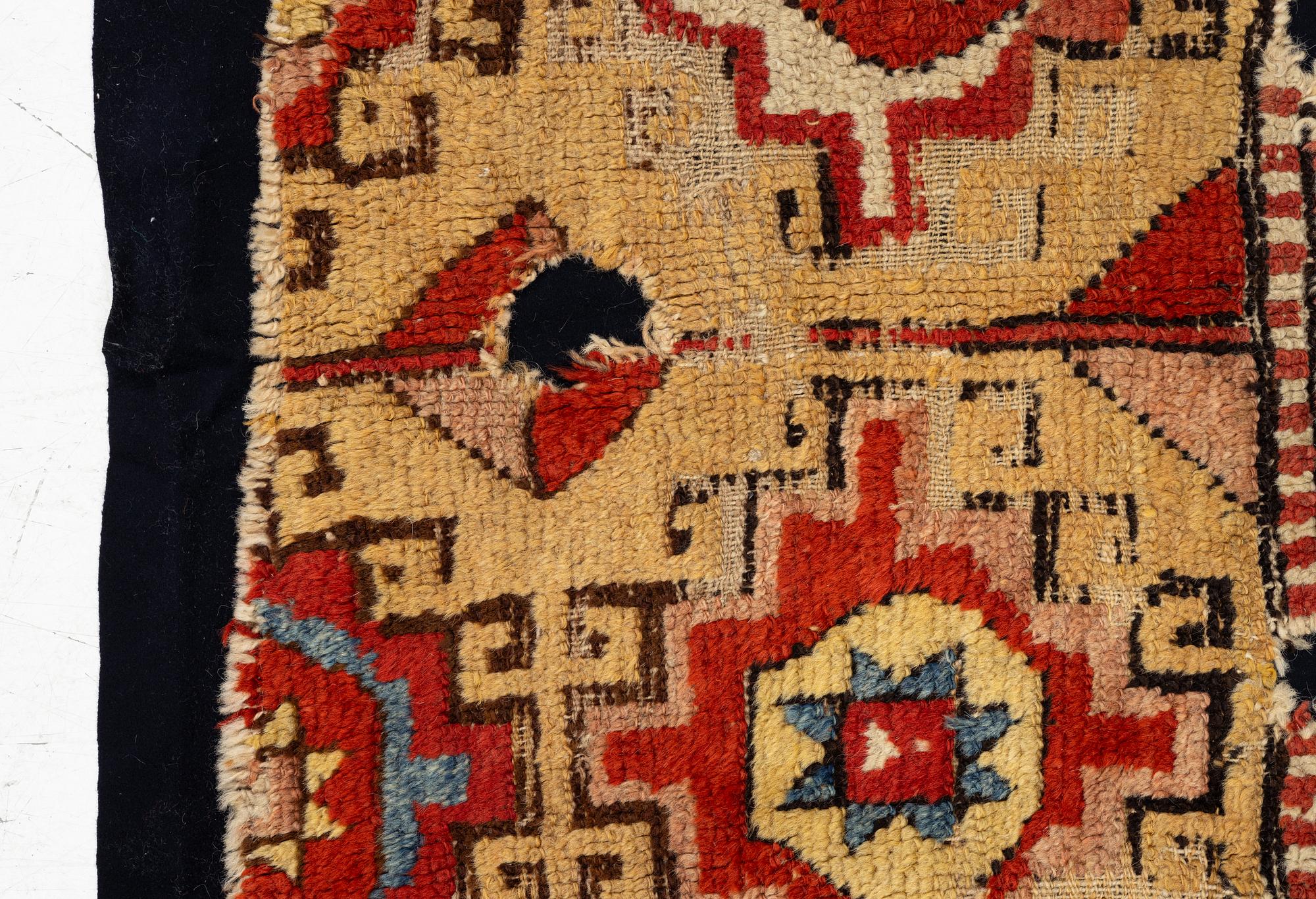 An 18th century Cappadocia 'Memling Gül" fragment, c. 67 x 45 cm.