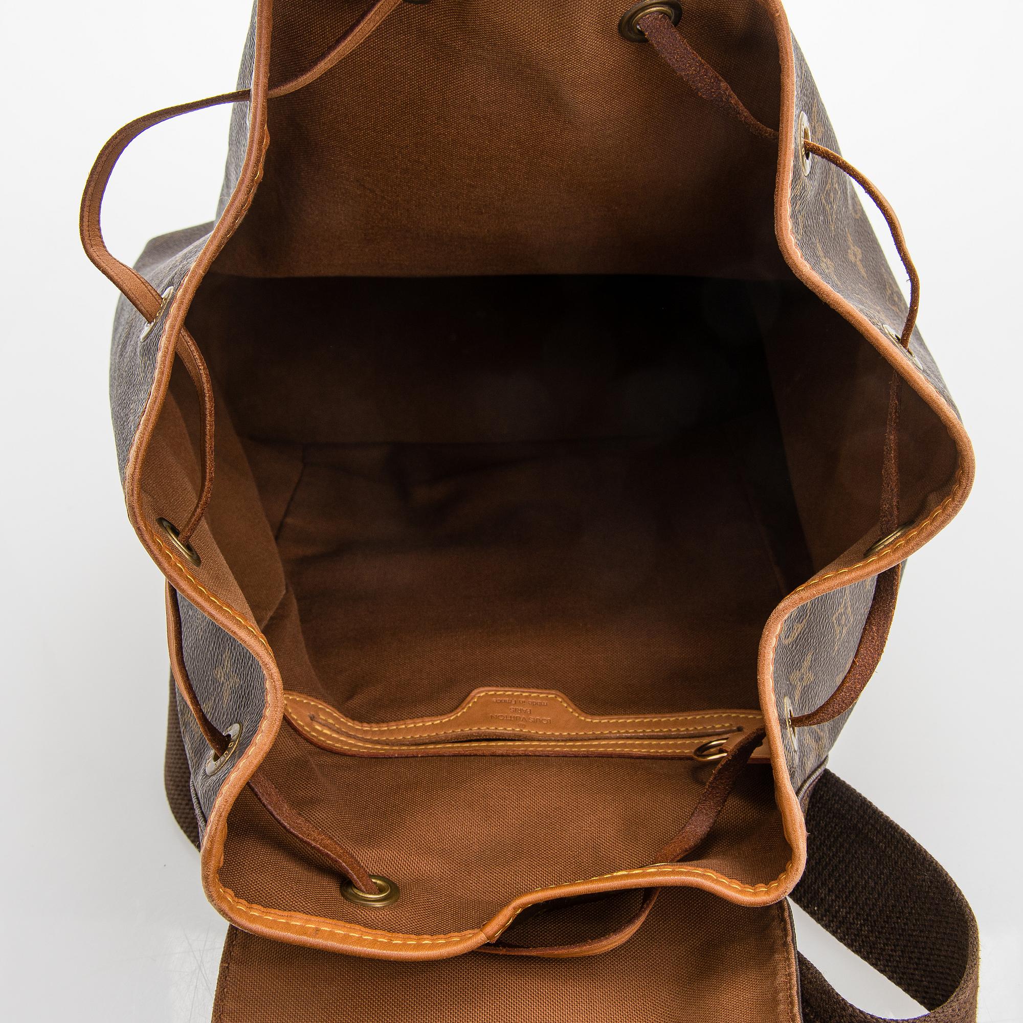 Louis Vuitton, Monogram Canvas Montsouris Backpack.