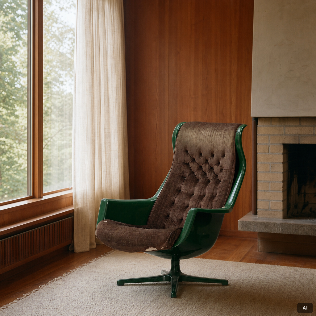 Alf Svensson, & Yngve Sandström, armchairs, a pair, "Form 8"/"Galaxy", DUX, 1970s.