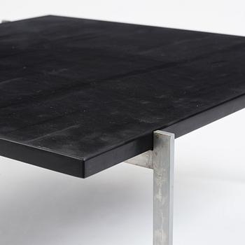 Poul Kjaerholm, a steel base and slate top 'PK61' coffee table, edition E Kold Christensen, Denmark.