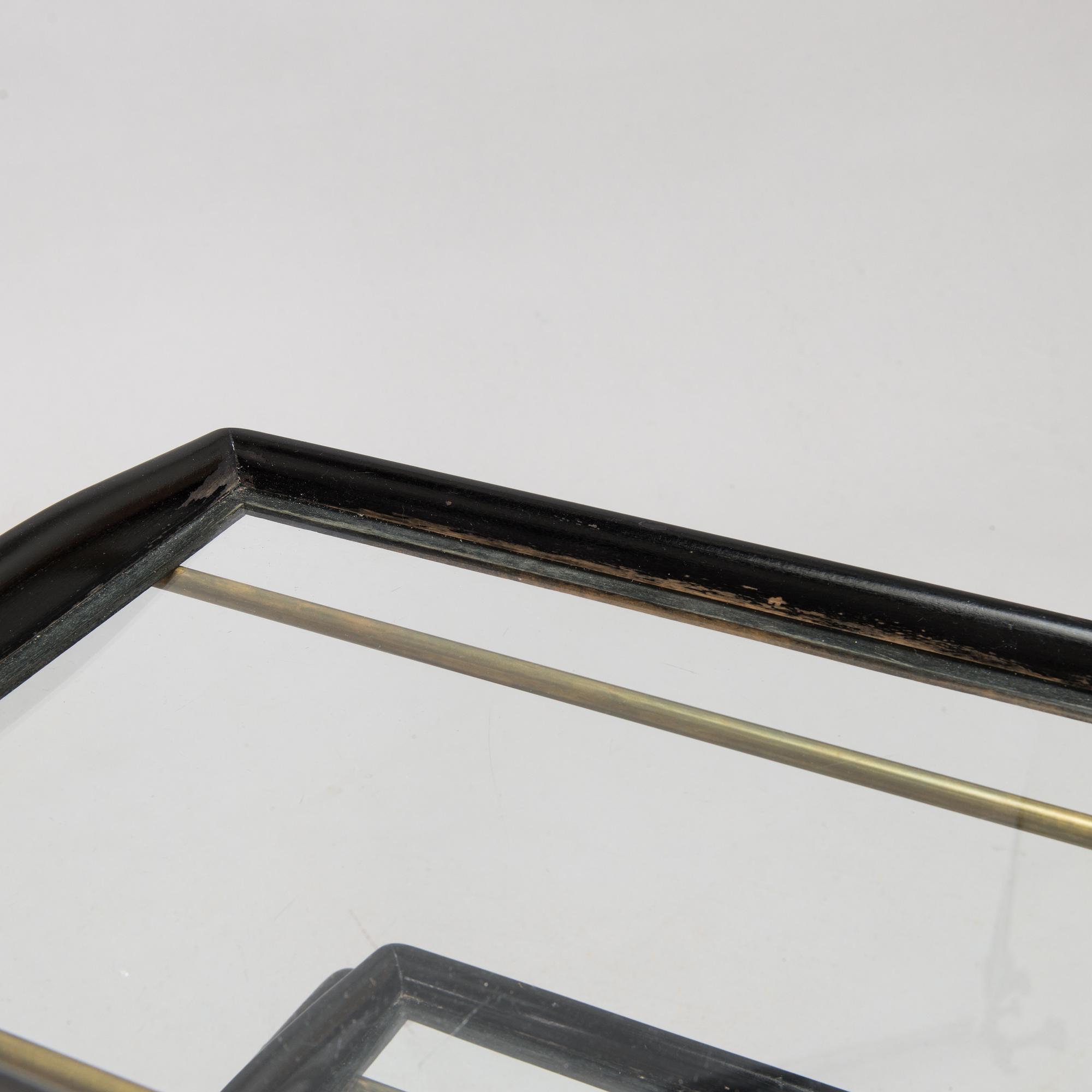 A serving trolley, 'Milano', Keravan puusepäntehdas, Stockmann, Finland. 1950s-1960s.