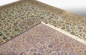 A carpet, Kashan, around 420 x 300 cm.